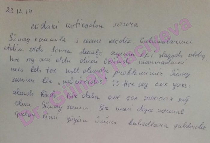 Bakıdan 1.5 ayın vaginizmi
