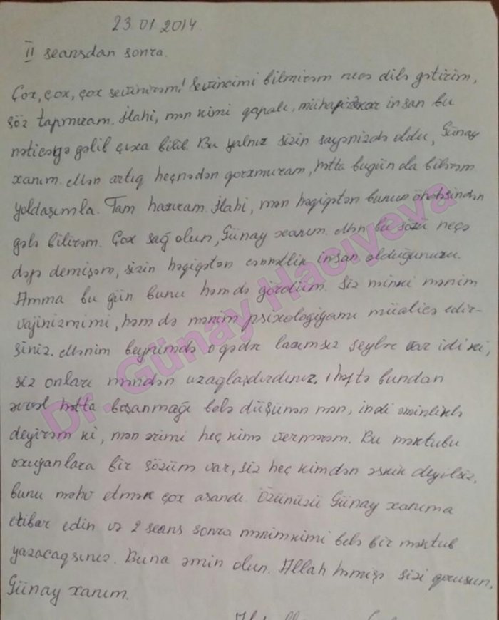 Lənkərandan 2.5 ayın vaginizmi